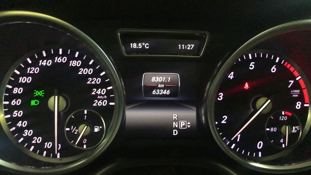 Корректировка пробега Mercedes